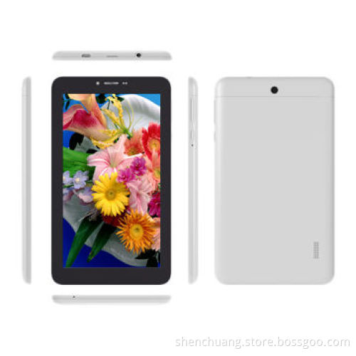 7-inch 3G Tablet PCs with HD Panel, MTK8312 A7 Dual-core, 512MB DDR3/4GB NAND Flash, 3,000mAh